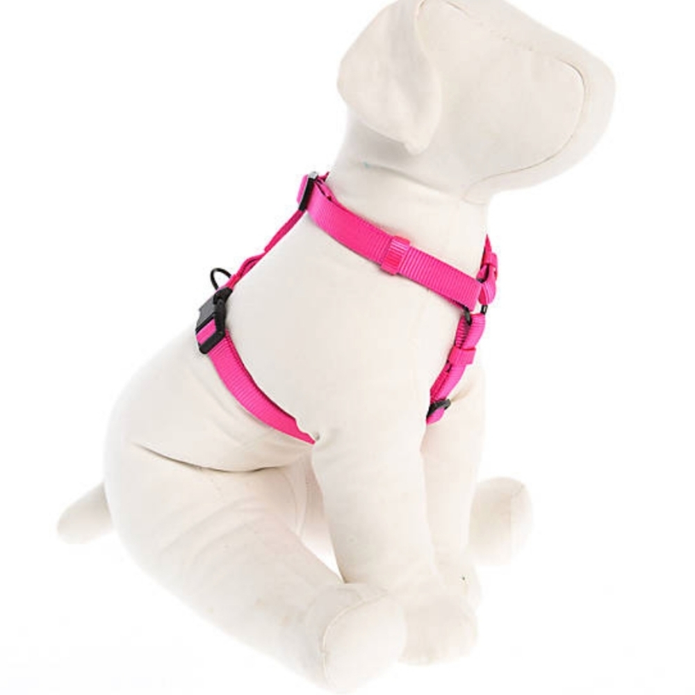 PET ZONE ADJUSTABLE DOG HARNESS PINK